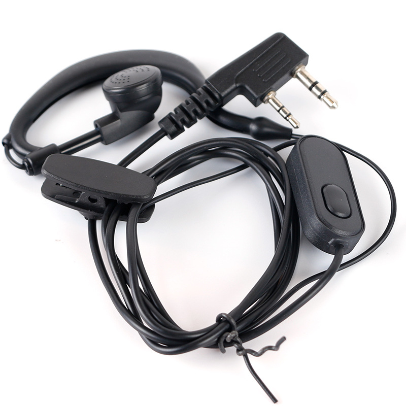 หูฟังวิทยุ BaoFeng 1 ชิ้น รองรับ UV-5R UV-82 BF-888S 666S 777S Quansheng UV-K5 K58