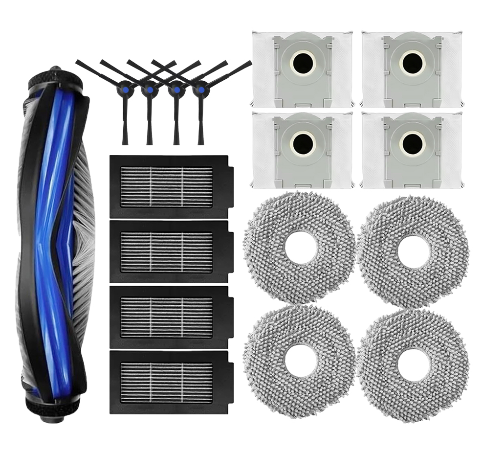 ชุดอุปกรณ์เสริมเปลี่ยนสําหรับหุ่นยนต์ดูดฝุ่น Ecovacs Deebot T50 Omni / T50 Pro Omni