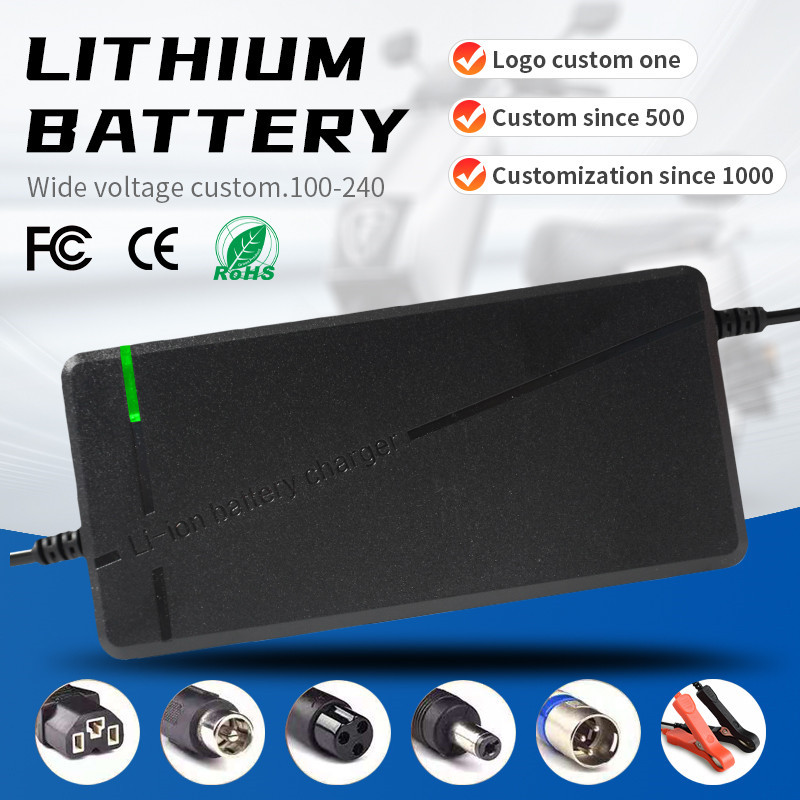 เครื่องชาร์จแบตเตอรี่ลิเธียมอัจฉริยะสําหรับสกู๊ตเตอร์ไฟฟ้า E Bike 2 Wheeler 48V 60V