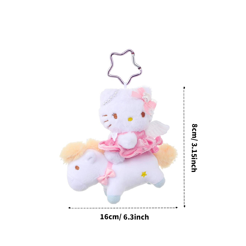 MINISO  ซานริโอ เฮลโล คิตตี้ ลิตเติ้ล เพกาซัส ซีรีส์ – น่ารัก นุ่มนิ่ม และพวงกุญแจ (สไตล์เฮลโลคิตตี้ เพกาซัส) ขนาด 16 ซม. × 8 ซม. ราคา ถูกที่สุด ดีลบีเคเค แกลเลอรีภาพที่ 8