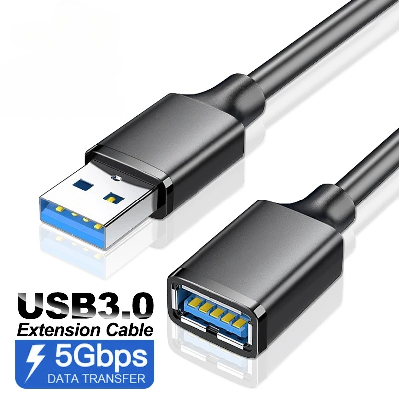 สายต่อขยาย USB 3.0 5Gbps ชายเป็นหญิง สําหรับฮาร์ดดิสก์ แล็ปท็อป พีซี PS4 SSD