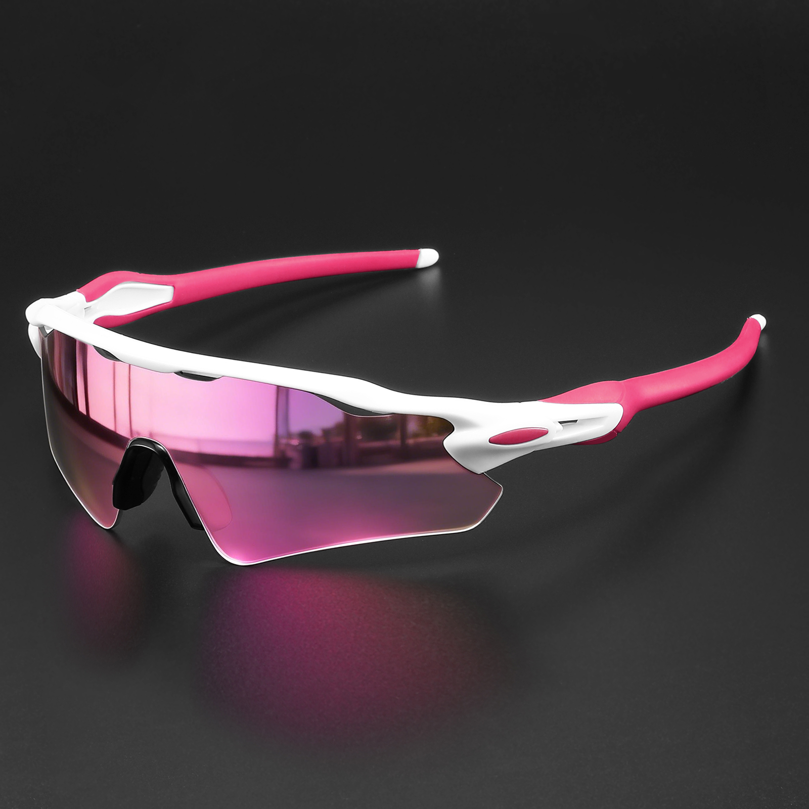 ฤดูร้อนผจญภัย UV400 แว่นตากันแดดกีฬากระจกสีสันสดใส Unisex ท่องเที่ยวกลางแจ้ง