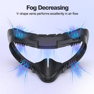 อินเทอร์เฟซใบหน้า Face Cover Pad Cushion สําหรับ Oculus Quest 2 Meta VR อุปกรณ์เสริม