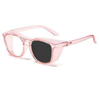 Unisex Anti Blue Light Photochromic แว่นตาป้องกันรังสียูวีกันลม Anti-pollen