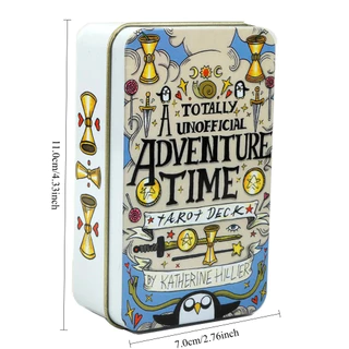 การ์ดเทพพยากรณ์ Adventure Time ฉบับพิเศษในกระป๋องดีบุก สําหรับมือใหม่ทํานายโชคชะตา