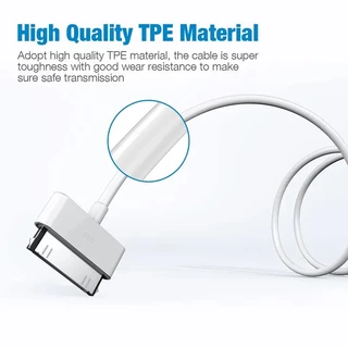 อะแดปเตอร์สายชาร์จโทรศัพท์มือถือ 30 Pin แบบสัมผัสนาโน พอร์ต Usb สําหรับ IP 4 4s 3G 3GS IPad 1 2 3 Pod