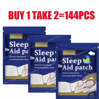 ซื้อ 1 แถม 2 - แพ็คแผ่นแปะช่วยให้นอนหลับสบาย 3 แพ็ค พร้อมสารสกัดจากพืชสมุนไพร ช่วยสนับสนุนการนอนหลับอย่างสงบและจิตใจที่ผ่อนคลาย อ่อนโยนและไม่ระคายเคือง