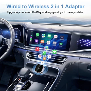 อะแดปเตอร์ CarPlay ไร้สายใหม่การเชื่อมต่ออัตโนมัติอย่างรวดเร็ว Universal Premium Mini Box Plug And Play