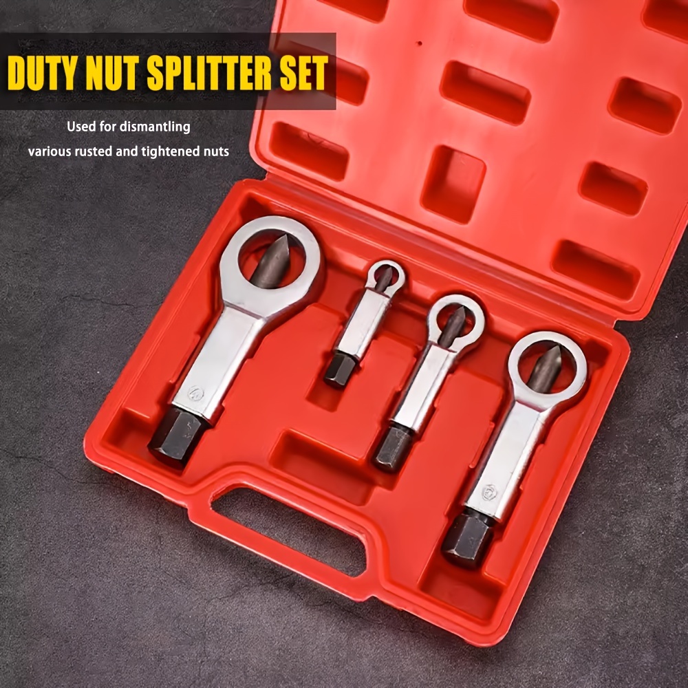 โลหะ Nut Splitter ชุดเครื่องมือ Heavy Duty Nut Splitter Kit คู่มือความดัน Nut Cracker Remover Extrac