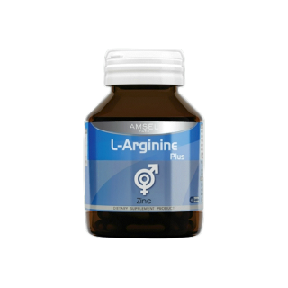 Amsel L-Arginine Plus Zinc แอมเซล แอล-อาร์จินีน พลัส ซิงค์ (40 แคปซูล)