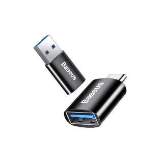 Baseus อะแดปเตอร์แปลง USB 3.1 OTG Type C เป็น USB ตัวเมีย สําหรับ Macbook Xiaomi Samsung 10Gbps Data OTG