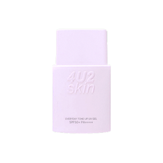 4U2 Skin Everyday Tone Up Uv Gel Spf50+ Pa++++ 30ml #04 ผลิตภัณฑ์ป้องกันแสงแดดบนใบหน้า เนื้อสีม่วง ช่วยปรับผิวซีด ผิวโทรม หมองคล้ำ ให้ไบร์ทกระจ่างใส.