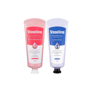ของแท้:พร้อมส่ง Vaseline Deep Moisture Hand & Nail Cream 60ml
