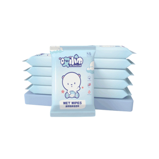 (10 แผ่น /แพ็ค) ทิชชู่เปียก Baby Wipes ทิชชู่เปียกสําหรับเด็ก ผ้านุ่มชุ่ม สูตรน้ำบริสุทธิ์