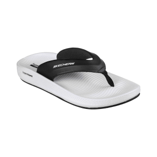 Skechers สเก็ตเชอร์ส รองเท้าแตะผู้ชาย Men On-The-GO Hyper Slide Simplex Walking Sandals - 246021-BKW Anti-Slip, Goodyear Rubber, Goodyear Anti-Slip, Hyper Burst
