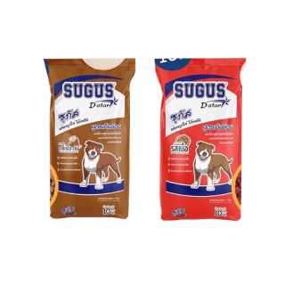อาหารสุนัข ซูกัส ขนาด 10 กก. สำหรับสุนัขทุกสายพันธุ์ Sugus Dog Food 10 kg