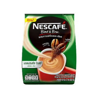 NESCAFE เนสกาแฟ กาแฟปรุงสำเร็จ เบลนด์แอนด์บลู เอสเปรสโซ 15.8 กรัม X 27ซอง