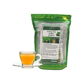 โปรโมชั่น : ชาเขียว Green Tea ช่วยลดไขมัน บำรุงสุขภาพ shongfu ขนาด 30 ซองชา