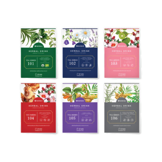 NARAH (นราห์) Narah Tea Serie Set (101 102 103 104 105 106) ชุดเครื่องสมุนไพรรุ่นซีรีย์