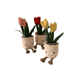 ตุ๊กตาดอกทิวลิปจําลองสําหรับตกแต่งบ้าน Simulation Flower Doll Tulip Bouquet Plush Toy Dolls Gift