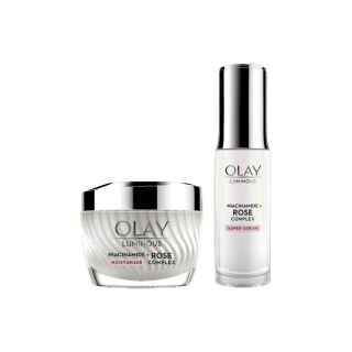 ใหม่! OLAY โอเลย์ ลูมินัส ไนอะซินาไมด์ โรส คอมเพล็กซ์ ซุปเปอร์เซรั่ม Luminous Niacinamide+Rose Complex Super Serum 30มล