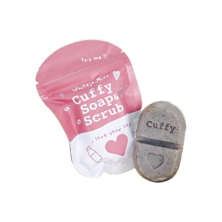 Cuffy Soap Scrub คัฟฟี่โซฟ สบู่&สครับ 2 in 1 ลดสิวที่หลัง ผิวกระจ่างใส ขาลายจางลง น้ำเหลืองไม่ดี ระงับกลิ่นตัว