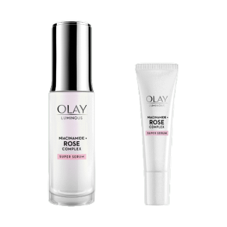 ใหม่! OLAY โอเลย์ ลูมินัส ไนอะซินาไมด์ โรส คอมเพล็กซ์ ซุปเปอร์เซรั่ม Luminous Niacinamide+Rose Complex Super Serum 30มล