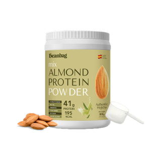 โปรโมชั่น Flash Sale : Beanbag Almond Protein Powder รส Authentic Hojicha 800g โปรตีนอัลมอนด์และโปรตีนพืชรวม 5 ชนิด รสชาโฮจิฉะดั้งเดิม