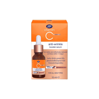 BOOTS VITAMIN C บู๊ทส์ วิตามิน ซี แอดวานซ์ พลัส แอนตี้-ริงเคิล บูสเตอร์ ซีรั่ม 15มล