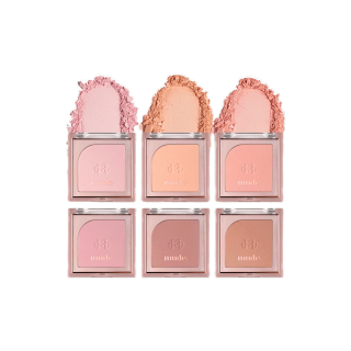 ของแท้:พร้อมส่ง Mude Flutter Blusher