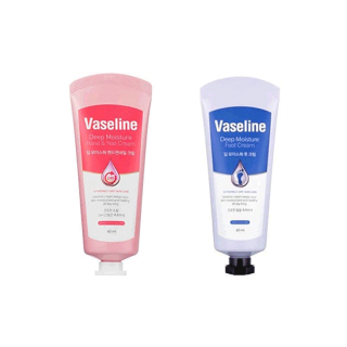 ครีมบำรุงมือ และบำรุงเท้า ❤️แท้ / พร้อมส่ง ❤️ Vaseline deep moisture hand & nail cream 60mL / Foot Cream 60mL/ Mini Vaseline Original Pure Jelly ขนาด 7g.