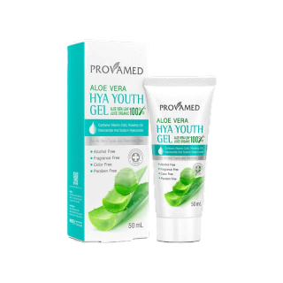 PROVAMED ALOE VERA-HYA YOUTH GEL (50 ML.) - โปรวาเมด อโล เวร่า-ไฮยา ยูธ เจล ผลิตภัณฑ์บำรุงผิวหน้า (50 มล.)