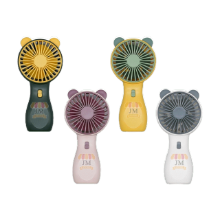 พัดลม พกพาขนาดเล็ก ชาร์จ USB พกพาMini fan ดีไซน์รูปแบบน่ารัก พัดลมตั้งโต๊ะ พัดลมมือถือ สีพาสเทล SQ2237,2239,2241