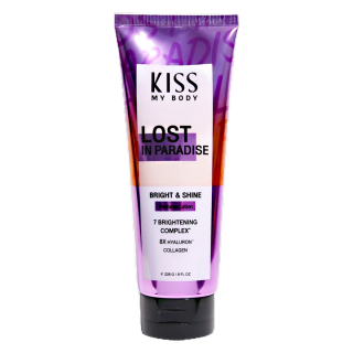 Kiss My Body Bright & Shine โลชั่น น้ำหอม 226g. กลิ่น ลอสต์ อิน พาราไดซ์ (Lost in Paradise)