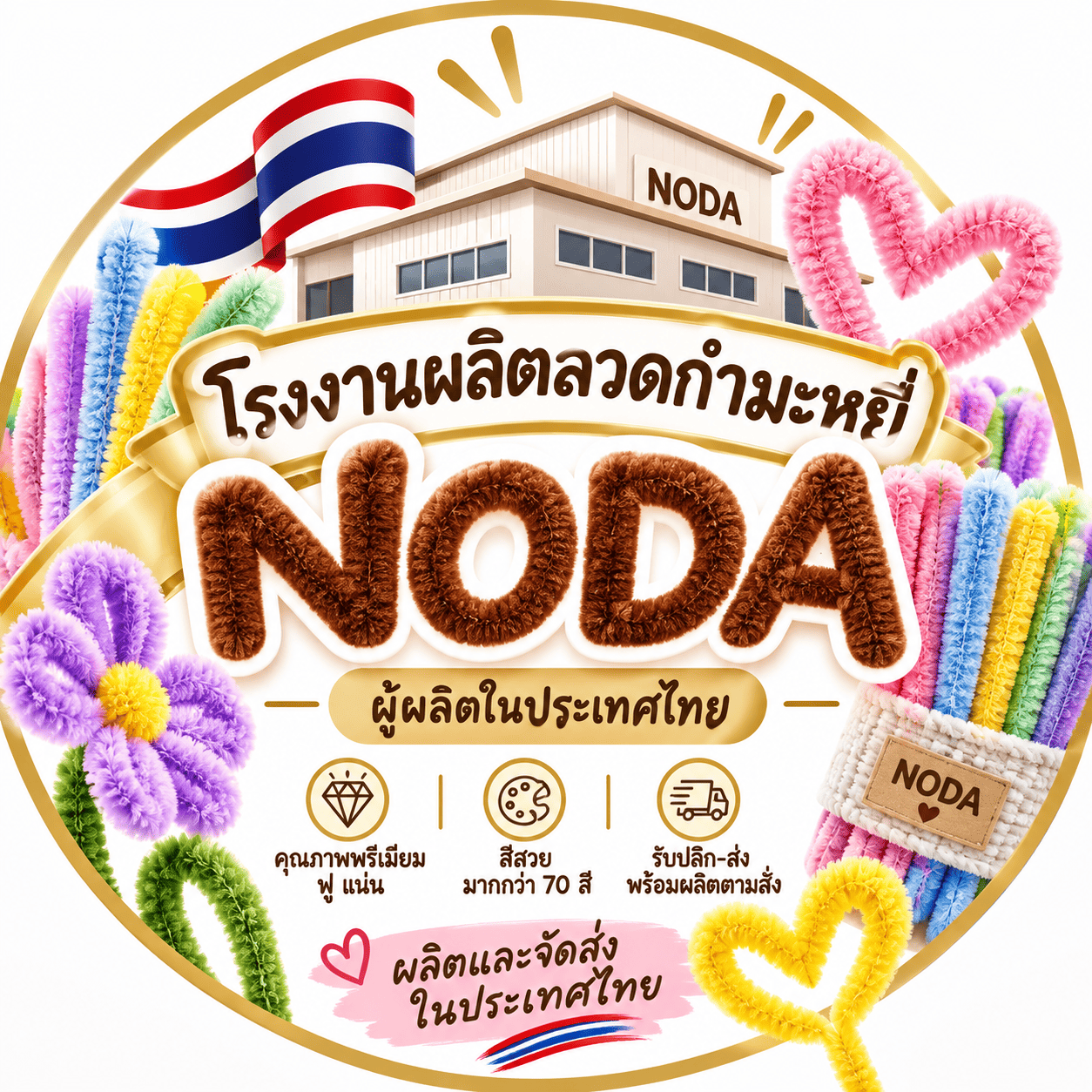 โรงงานผลิตลวดกำมะหยี่ในไทย NOD