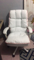 reviewร้านแนะนำ Gaming Chairรุ่น YT 211 เก้าอี้เกมมิ่ง สำหรับเล่นเกมส์หรือทำงาน ปรับเอนได้ รุ่นนี้ไม่มีโลโก้นะจ๊ะล้อดำล้วน comment 5