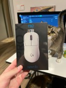 reviewร้านแนะนำ โปรแรง4 4เมาส์เกมมิ่งไร้สายLogitech G PRO X Superlight Wireless Gaming Mouse Black White 2y comment 4