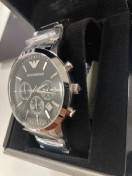 reviewEMPORIO ARMANI นาฬิกาข้อมือผู้ชาย รุ่น AR2434 Classic Chronograph Black Dial SteelSilver comment 3