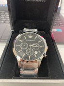 reviewEMPORIO ARMANI นาฬิกาข้อมือผู้ชาย รุ่น AR2434 Classic Chronograph Black Dial SteelSilver comment 2