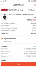 reviewEMPORIO ARMANI นาฬิกาข้อมือผู้ชาย รุ่น AR2434 Classic Chronograph Black Dial SteelSilver comment 5