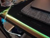 reviewแผ่นรองเมาส์มีไฟ RGB Gaming Mousepads แผ่นรองเม้าส์สำหรับเล่นเกมส์ 80cm 30cm mouse pad with lights 7colors comment 2