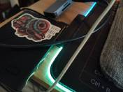 reviewแผ่นรองเมาส์มีไฟ RGB Gaming Mousepads แผ่นรองเม้าส์สำหรับเล่นเกมส์ 80cm 30cm mouse pad with lights 7colors comment 3