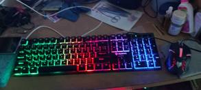 reviewNUBWO ชุดไฟทะลุอักษร Keyboard mouse combo set SAVITAR NKM 623 สวยแรงส์ oker 6120Gamingสวย comment 4