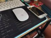 reviewแผ่นรองเมาส์มีไฟ RGB Gaming Mousepads แผ่นรองเม้าส์สำหรับเล่นเกมส์ 80cm 30cm mouse pad with lights 7colors comment 1
