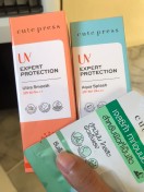 reviewCUTE PRESS ครีมกันแดด UV EXPERT PROTECTION AQUA SPLASH SPF50+ PA+++ comment 1