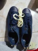 reviewMc Jeans รองเท้าผ้าใบ กันน้ำ สียีนส์ พร้อมเชือกรองเท้า ทรงสวยคลาสสิก ใส่ได้ทั้งชายและหญิง M09Z016 comment 3