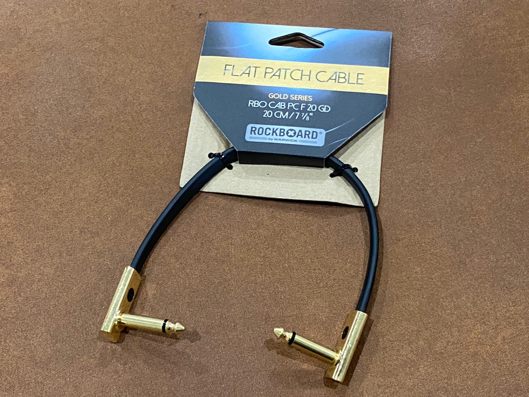 使い勝手の良い Warwick RockBoard Flat Patch Cable Gold 10cm パッチケーブル  www.basexpert.com.br