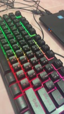 reviewNubwo Gamingคีบอร์ดมีไฟ Rainbow KEYBOARD NUBWO NK 19 Valo nk36 Razeak KG 8702 RK 8165 comment 3