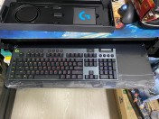 reviewราคาโปร3 3ที่วางคีย์บอร์ด แบบหนีบโต๊ะ Keyboard tray ถาดวางคีย์บอร์ด ไม่ต้องเจาะโต๊ะ ติดตั้งง่าย แข็งแรง สวยงาม comment 2