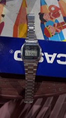 reviewร้านแนะนำCASIO ประกัน CMG รุ่น A158WA 1DF นาฬิกาสายสแตนเลส ยอดนิยม อมตะ ทนมาก ขายดี DIGITAL พร้อมกล่อง มีประกัน 1ปี A158 comment 1